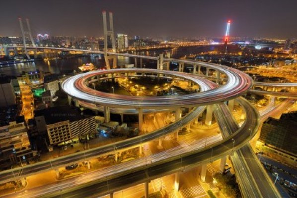 Ce înseamnă autostradă suspendată la chinezi - GALERIE FOTO